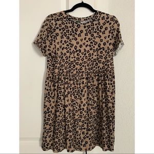 Wild Fable Leopard baby doll dress